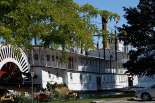 A converted cruise ship maritime museum is an attraction in Penticton