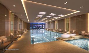 Heated indoor swimming pool in the clubhouse