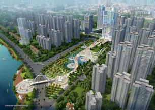 泷景花园乃大型综合发展项目，总楼面面积逾3,000万平方呎